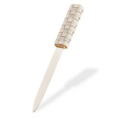 Scully & Scully Florentine Ivory Leather Desk Set -Home Decor Shop unnamed file 1666