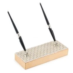 Scully & Scully Florentine Ivory Leather Desk Set -Home Decor Shop unnamed file 1667