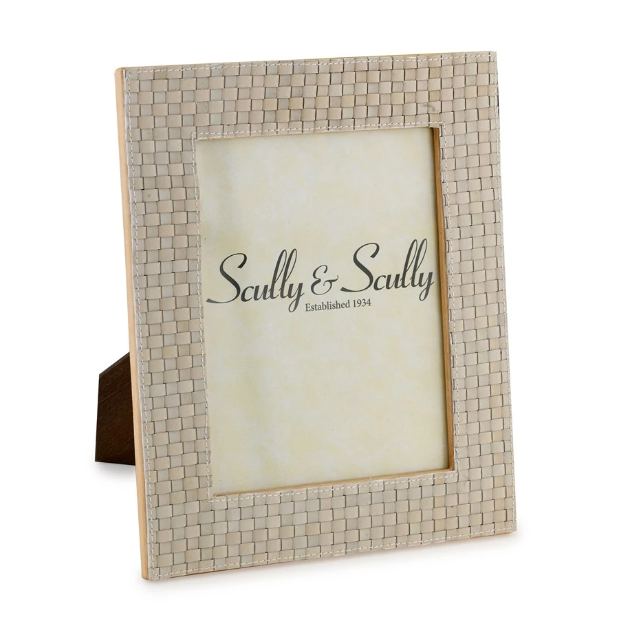 Scully & Scully Florentine Ivory Leather Desk Set 11 Scully & Scully Florentine Ivory Leather Desk Set - Image 11