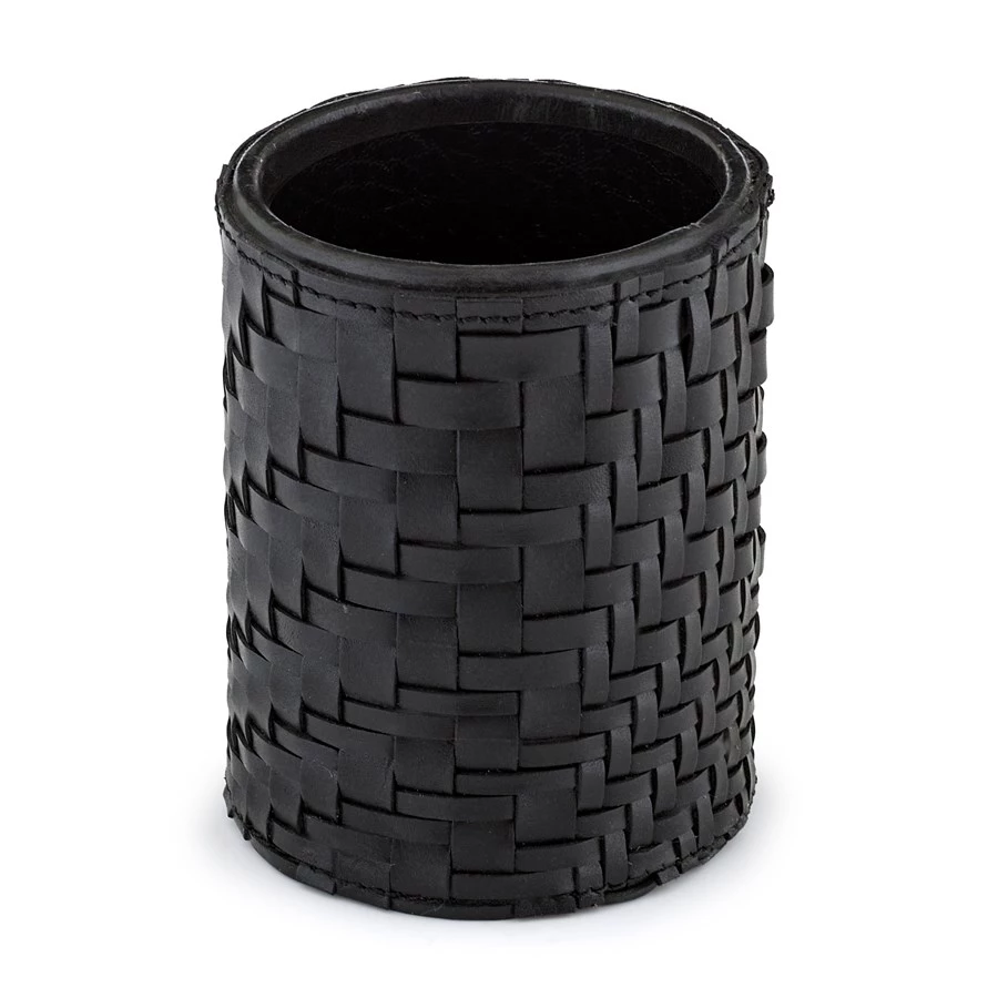 Scully & Scully Florentine Black Leather Desk Set 2 Scully & Scully Florentine Black Leather Desk Set - Image 2