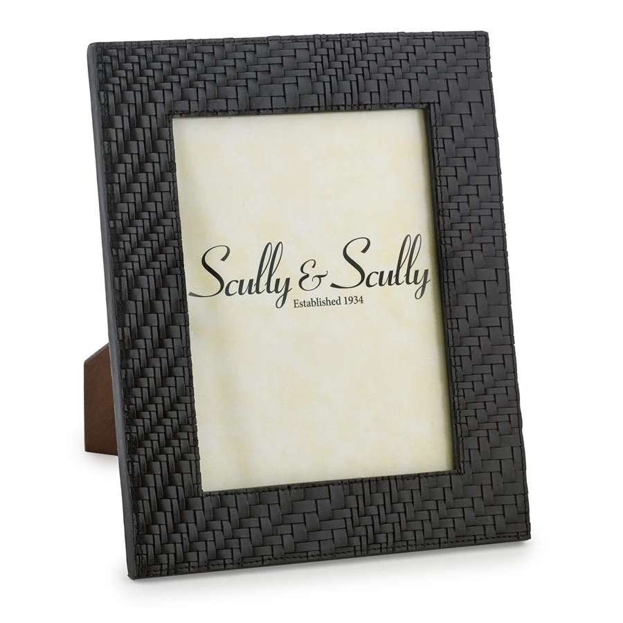 Scully & Scully Florentine Black Leather Desk Set 11 Scully & Scully Florentine Black Leather Desk Set - Image 11