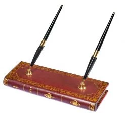 Scully & Scully Leather Books Desk Set, Burgundy -Home Decor Shop unnamed file 1685