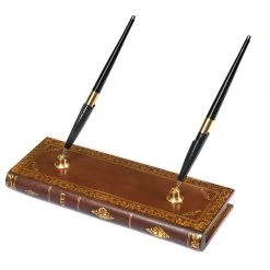 Scully & Scully Leather Books Desk Set, Brown -Home Decor Shop unnamed file 1692