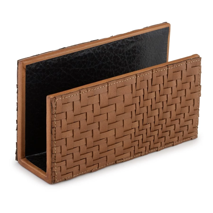 Scully & Scully Florentine Brown Leather Desk Set 2 Scully & Scully Florentine Brown Leather Desk Set - Image 2