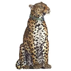 Scully & Scully Trompe L'Oeil Leopard Firescreen