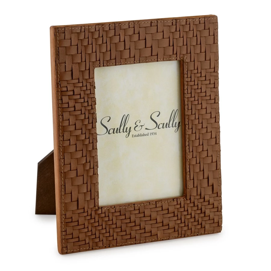 Scully & Scully Florentine Brown Leather Desk Set 9 Scully & Scully Florentine Brown Leather Desk Set - Image 9