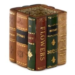 Scully & Scully Leather Books Square Pencil Box -Home Decor Shop unnamed file 1720