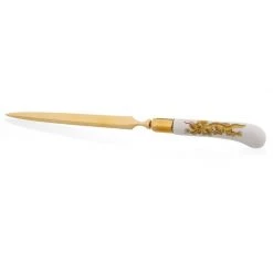 Meissen Ming Dragon Yellow Letter Opener