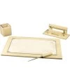 Scully & Scully Italian Leather Desk Set
