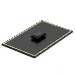 Scully & Scully Florentine Leather Desk Set, Black -Home Decor Shop unnamed file 1749