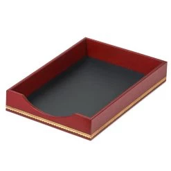 Scully & Scully Florentine Leather Desk Set, Red -Home Decor Shop unnamed file 1761