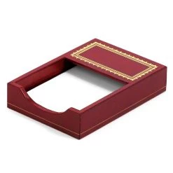 Scully & Scully Florentine Leather Desk Set, Red -Home Decor Shop unnamed file 1772