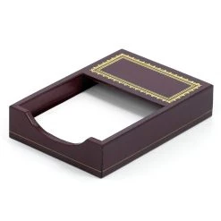 Scully & Scully Florentine Leather Desk Set, Burgundy -Home Decor Shop unnamed file 1787