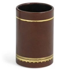 Scully & Scully Florentine Leather Desk Set, Brown -Home Decor Shop unnamed file 1799