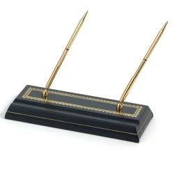 Scully & Scully Florentine Leather Desk Set, Navy -Home Decor Shop unnamed file 1830