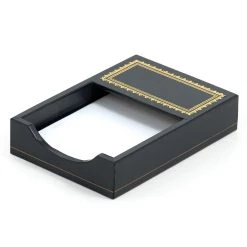 Scully & Scully Florentine Leather Desk Set, Navy -Home Decor Shop unnamed file 1832