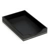 Scully & Scully Double Line Leather Single Legal Trays