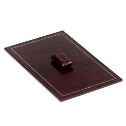 Scully & Scully Double Line Leather Legal Tray Covers -Home Decor Shop unnamed file 1858