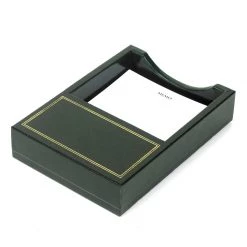 Scully & Scully Double Line Leather Desk Set, Green -Home Decor Shop unnamed file 1866