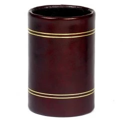 Scully & Scully Double Line Leather Pencil Cups -Home Decor Shop unnamed file 1911