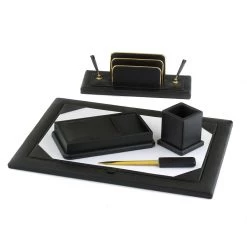 Scully & Scully Colonial 5-Piece Leather Desk Sets -Home Decor Shop unnamed file 1966