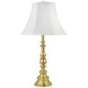 Scully & Scully Turned Column Brass Table Lamp