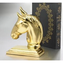 Scully & Scully Brass Horse Bookend / Doorstop