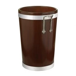 Scully & Scully Royal Mahogany Wastebasket