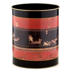 Scully & Scully New Pompeii Wastebasket