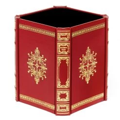 Scully & Scully Handtooled Square Leather Wastebaskets -Home Decor Shop unnamed file 2095