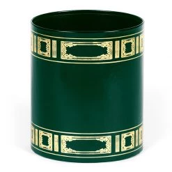 Scully & Scully Handtooled Oval Leather Wastebaskets -Home Decor Shop unnamed file 2099