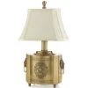 Scully & Scully Brass Tea Box Lamp