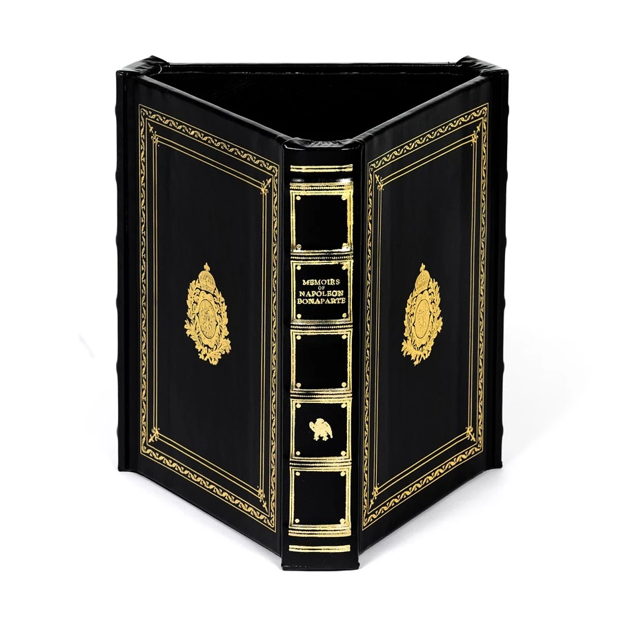 Scully & Scully Handtooled Triangle Leather Wastebaskets 1 Scully & Scully Handtooled Triangle Leather Wastebaskets