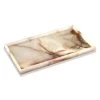 Scully & Scully Rectangular Light Green Onyx Trays