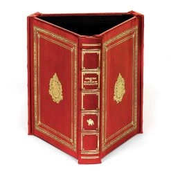 Scully & Scully Handtooled Triangle Leather Wastebaskets 11 Scully & Scully Handtooled Triangle Leather Wastebaskets -Home Decor Shop unnamed file 2113