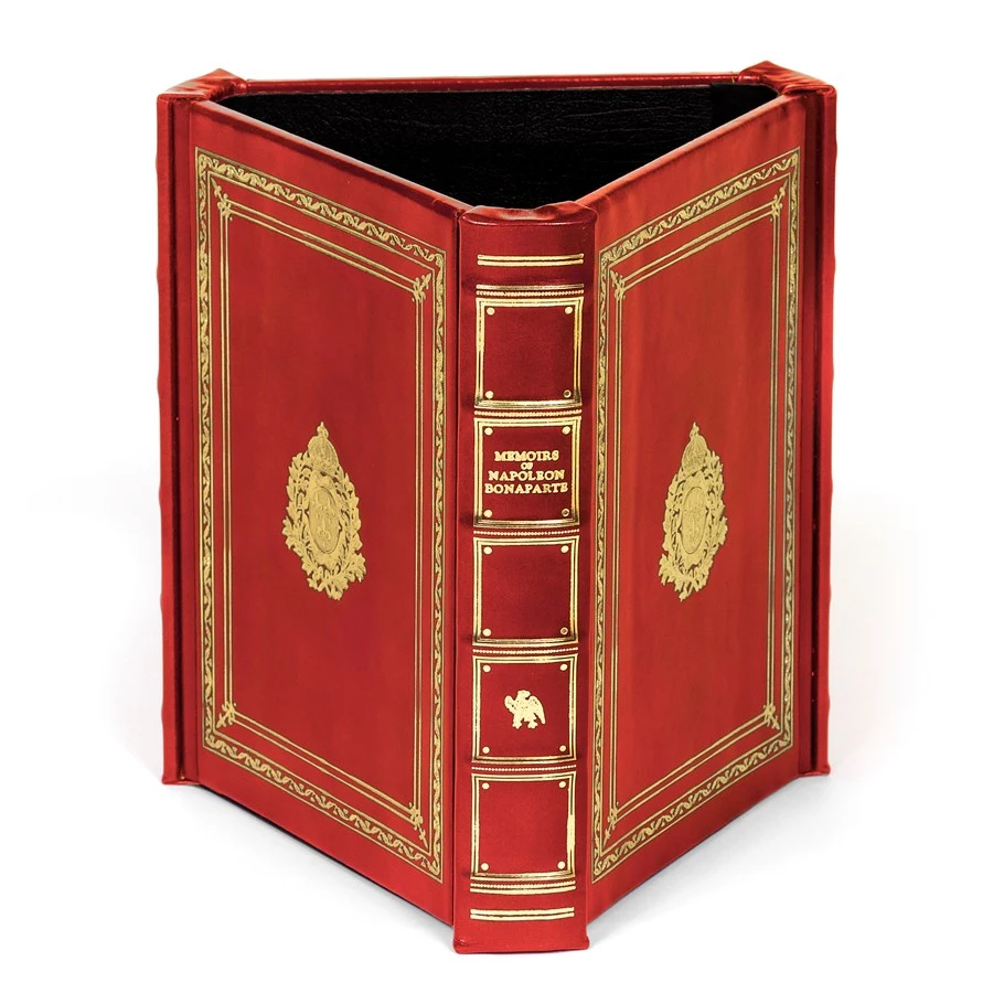 Scully & Scully Handtooled Triangle Leather Wastebaskets 6 Scully & Scully Handtooled Triangle Leather Wastebaskets - Image 6