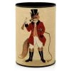 Scully & Scully Freddie Fox Tapestry Wastebasket