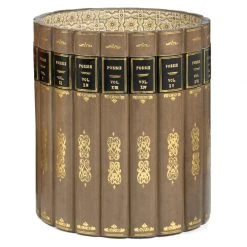 Scully & Scully Leather Books Wastebaskets -Home Decor Shop unnamed file 2127