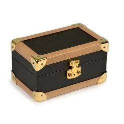 Scully & Scully Italian Leather Wave Watch / Bracelet Box