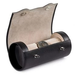 Scully & Scully Leather Five-Watch Case