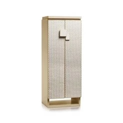 Scully & Scully Braided Leather Armoire