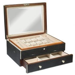 Scully & Scully Shagreen Magnum Jewelry Box