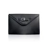 Scully & Scully Black Leather Jewelry Purse