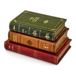 Scully & Scully Leather Books Cufflink Case