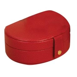 Scully & Scully Small Oval Leather Jewelry Cases