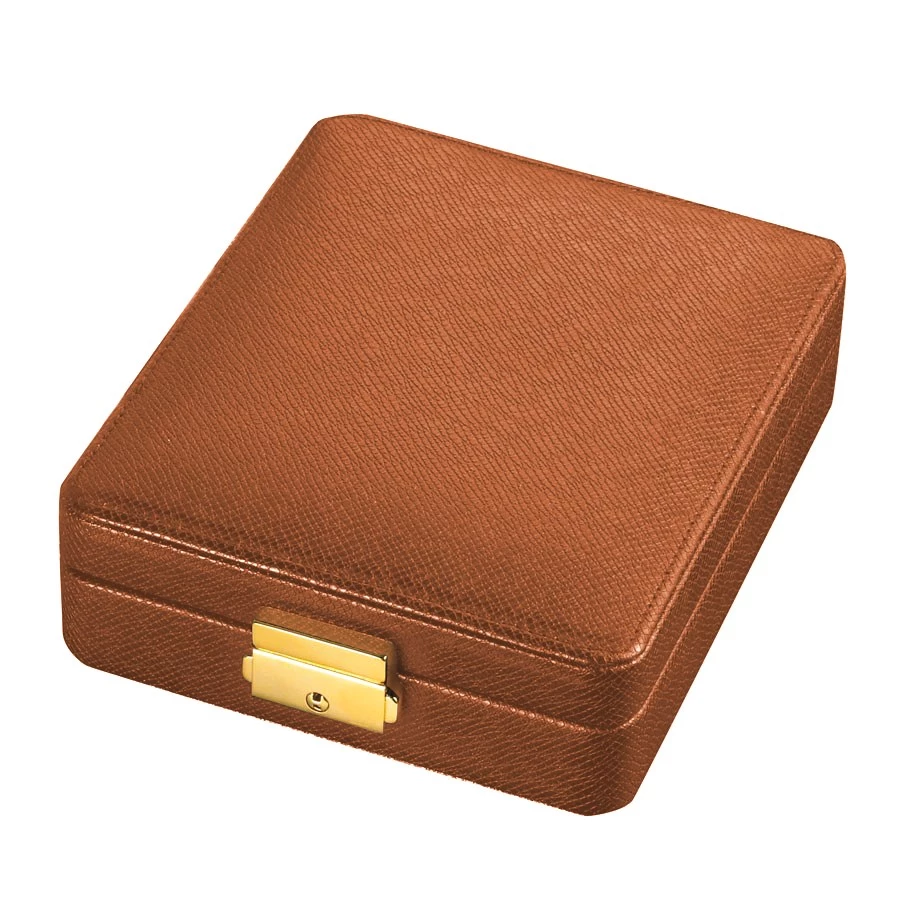 Scully & Scully Leather Cufflink Boxes, Small 2 Scully & Scully Leather Cufflink Boxes, Small - Image 2