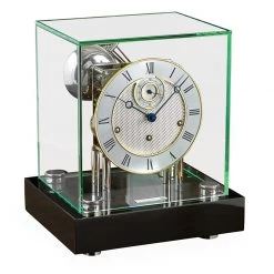 Scully & Scully Modern Table Clock With Black Finish