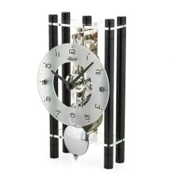 Scully & Scully Pendulum Table Clock, Silver