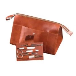 Scully & Scully Dopp Kit With Manicure Set