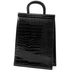 Scully & Scully Crocodile Embossed Leather Bags Black -Home Decor Shop unnamed file 2355